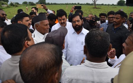 शेतकऱ्याला वाऱ्यावर सोडणार नाही; जास्तीत जास्त मदत करणार’ – उपमुख्यमंत्री एकनाथ शिंदे