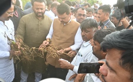 दुष्काळी परिस्थितीत शासन शेतकऱ्यांच्या पाठीशी खंबीरपणे उभे; शेतकऱ्यांना थेट मदत करणार – मुख्यमंत्री देवेंद्र फडणवीस