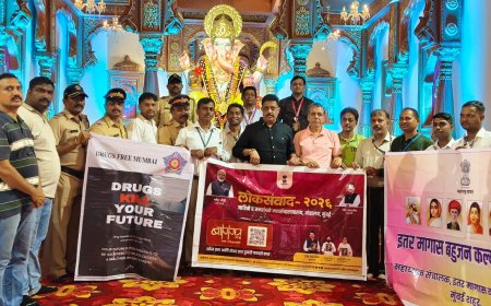 माझगावमधील गणेश मंडळांमध्ये ‘लोकसंवाद’; शासनाच्या लोककल्याणकारी योजनांची जनजागृती