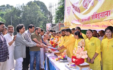 देव द्या, देवपण घ्या’ उपक्रमाला नाशिककरांचा विक्रमी प्रतिसाद; सुमारे ३८०० गणेशमूर्तींचे संकलन