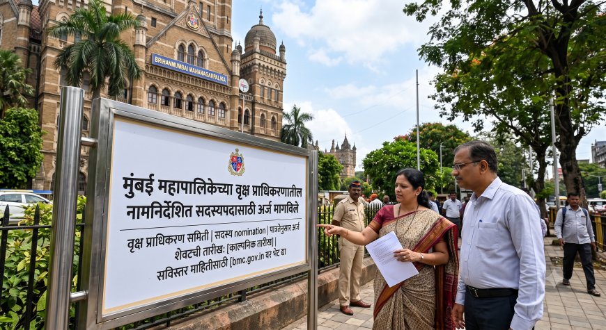 मुंबई महापालिकेच्या वृक्ष प्राधिकरणातील नामनिर्देशित सदस्यपदासाठी अर्ज मागविले