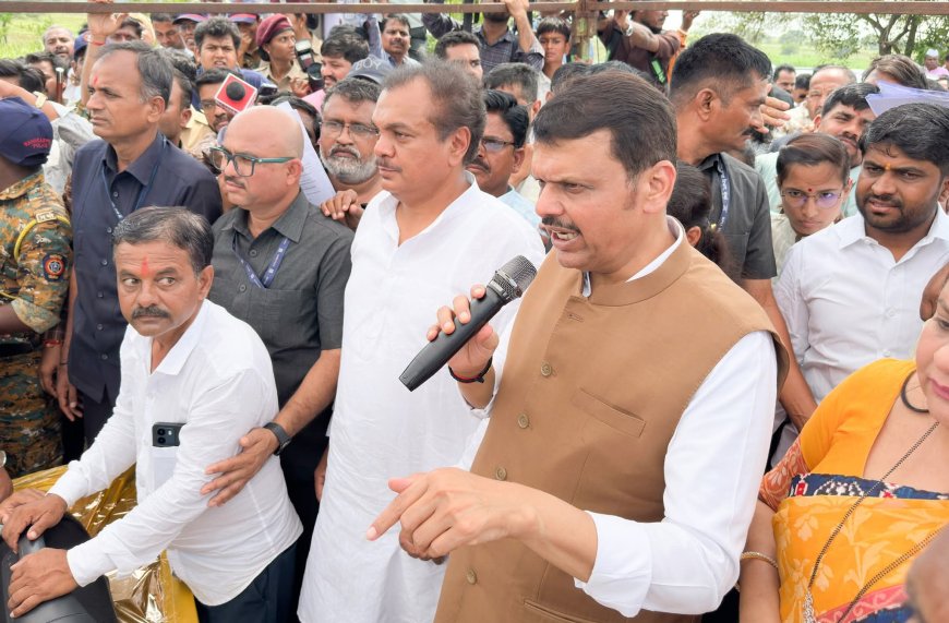 दुष्काळाशी लढताना निधी कमी पडू देणार नाही; पिण्याच्या पाण्याला सर्वोच्च प्राधान्य – मुख्यमंत्री देवेंद्र फडणवीस