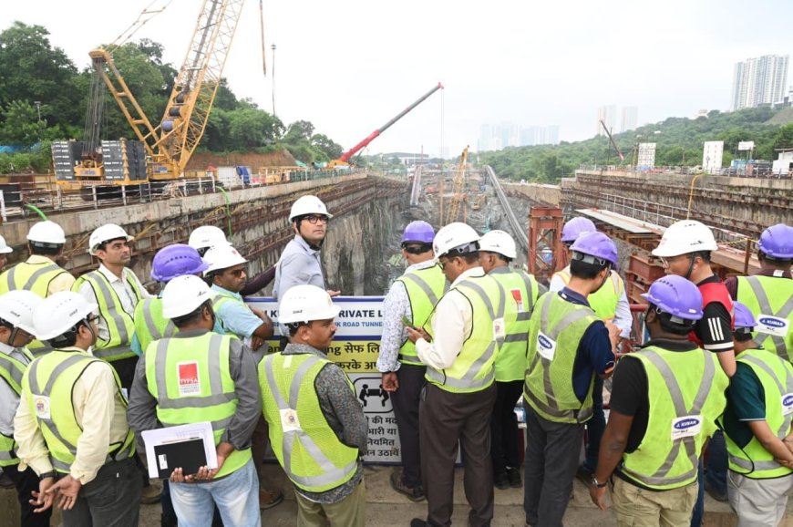 गोरेगाव-मुलुंड जोड रस्ता प्रकल्पाला वेग; ‘तुळशी’ TBM द्वारे ६४ मीटर बोगदा खोदकाम पूर्ण