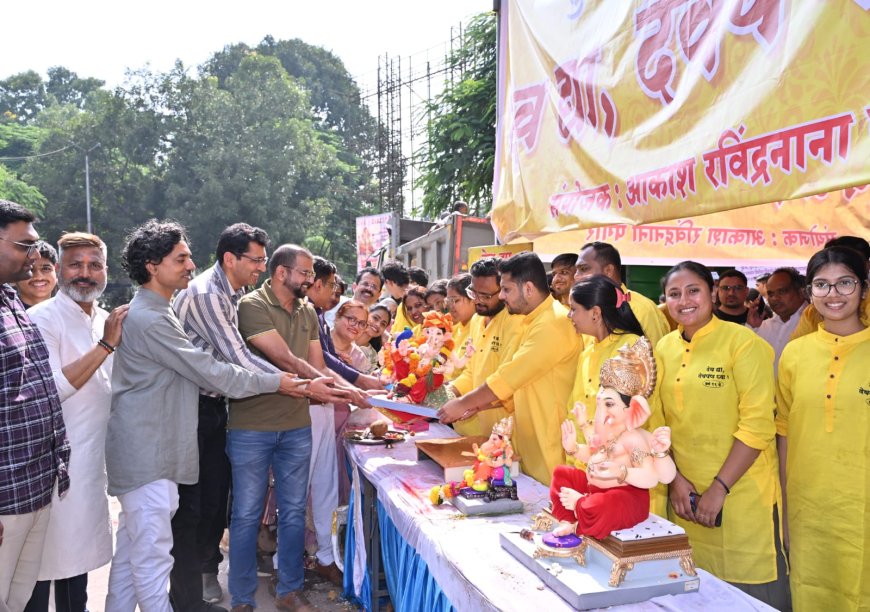देव द्या, देवपण घ्या’ उपक्रमाला नाशिककरांचा विक्रमी प्रतिसाद; सुमारे ३८०० गणेशमूर्तींचे संकलन